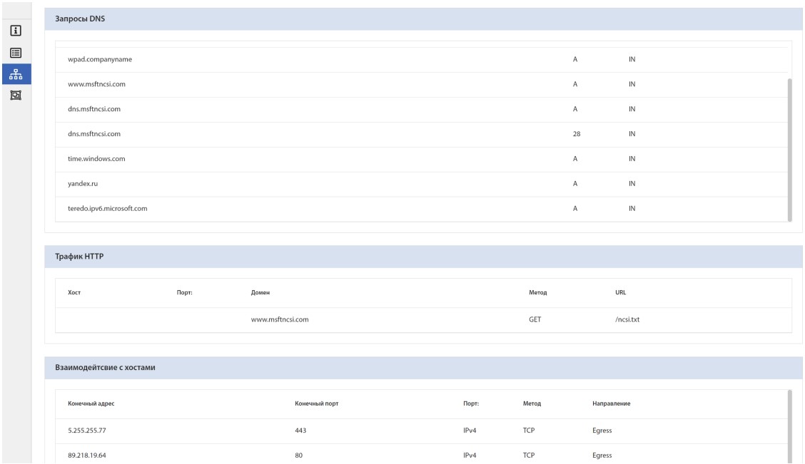Fig. 21.1 – Network Analysis Page